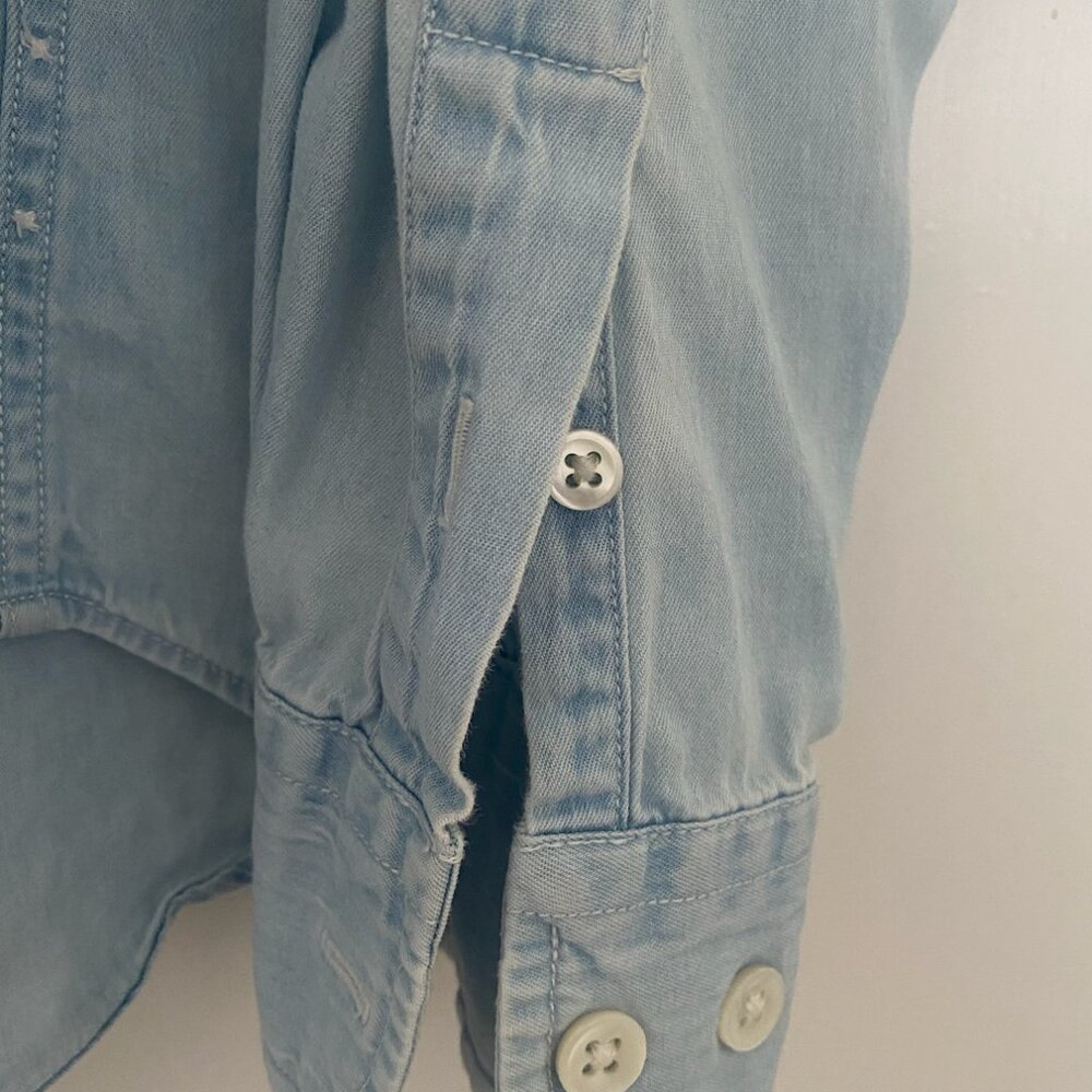 Facconable Washed Denim Button Down - image 2